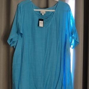 Plus Size Flowy Top (NWT)